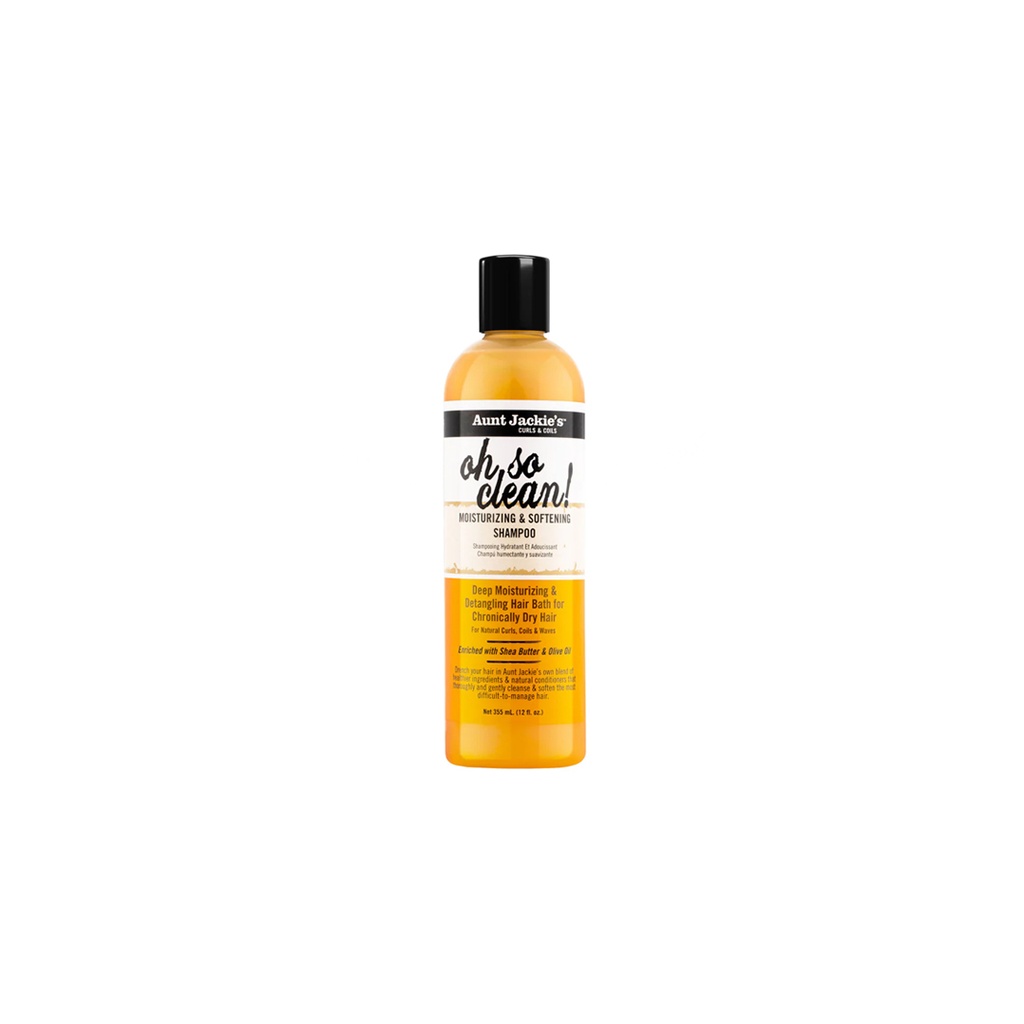 AUNT JACKIES' MOISTURIZING & SOFTENING SHAMPOO 355ML 