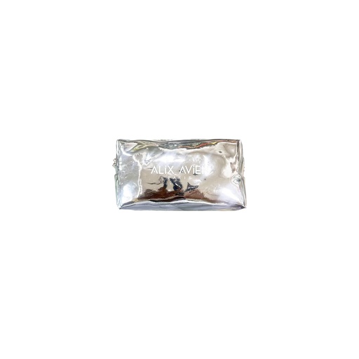 [16887] A.A. SILVER MAKE UP BAG